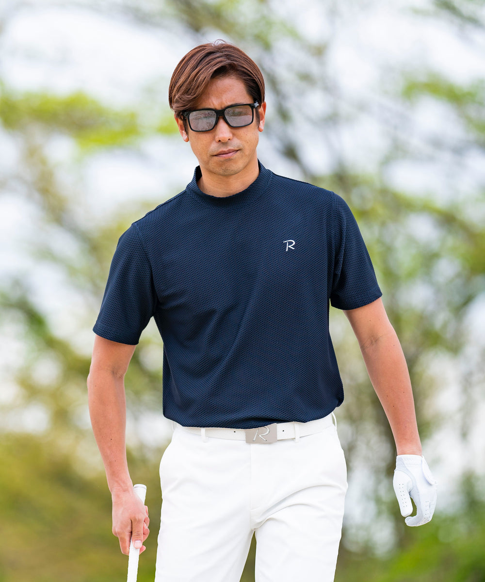 モックネックシャツ（ミッドナイトブルー）RE-DRMS0002 – RomaRo