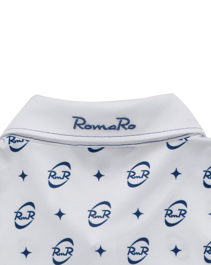 RomaRo - Romaro ロマロ　モックネック半袖シャツ ポロシャツ （オフホワイト）/RMR-230204 – RomaRo Design